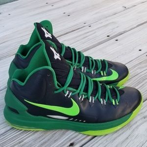 Nike KD 5 Black & Green Basketball Shoes
